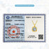 Casual 14K Gold AU585 Personalized Necklace 1ct Moissanite Diamond Sugar Cube Pendant for Woman Wedding Gifts Certified Jewelry