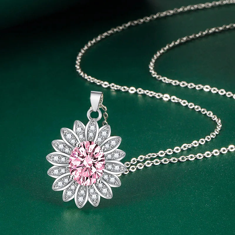 New 925 Sterling Silver Jewelry Elegant Feather Zircon Pendants Necklaces Women Fashion Exquisite Symbol CZ Wild Clavicle Chain