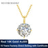 Hot Sale 100% Real 14k AU585 Gold Pendant D Color Moissanite Necklace For Women 0.5ct/1ct/2ct/3ct Luxury Engagement Jewelry