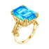 Unique 100% 925 Sterling Silver Aquamarine Ring For Women Vintage Filigree Persian Design Ring Anniversary Fine Jewelry Gifts