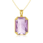 585 Gold Plated Pendants and Necklaces Real Solid 925 Sterling Silver Woman Pendants for Fine Jewelry