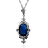 Hand Made Real 925 Sterling Silver Garnet Stone Necklace Pendant For Women Statement Vintage Fine Jewelry Mother Trendy Gifts