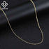 Rinntin High Quality 40- 60cm Women Men Figaro Necklace 925 Silver Figaro Link Chain Necklaces Choker Jewelry Party Gift SC27