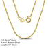Rinntin 925 Sterling Silver Basic Women's Neck Chain Cable Bamboo Twisted Chain Fashion Side Bead Box Chain Necklace Jewelry