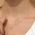 14K Gold Pear Cut Moissanite Diamond Necklaces for Women 0.5ct 1ct 2ct D VVS1 Solitaire Pendant Wedding Jewelry Certified