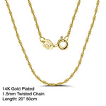 Rinntin 925 Sterling Silver Basic Women's Neck Chain Cable Bamboo Twisted Chain Fashion Side Bead Box Chain Necklace Jewelry