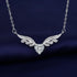 New Fashion 925 Sterling Silver Jewelry Round Zircon Pendants Necklaces Women Fine Semi Rhinestone Circle Clavicle Chain Choker