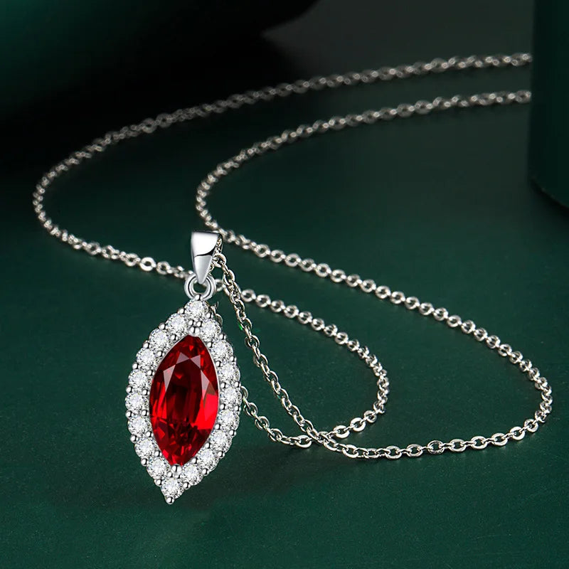 New 925 Sterling Silver Jewelry Elegant Feather Zircon Pendants Necklaces Women Fashion Exquisite Symbol CZ Wild Clavicle Chain