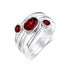 Real Silver 925 Ring For Women Mystic Rainbow Topaz Gemstone Ring Creative Statement Fashion Jewelry Wholesale Christmas Gifts