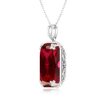 585 Gold Plated Pendants and Necklaces Real Solid 925 Sterling Silver Woman Pendants for Fine Jewelry