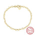 Rinntin 925 Sterling Silver Fish Lips Chain Anklet for Women Fashion Foot Bracelet Summer Sexy Silver Ankle Straps Jewelry SA33
