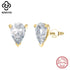 Rinntin Pear Shape 0.5-2CT Moissanite Earrings GRA Certified Shiny Diamond Ear Jewelry Solid 925 Silver Stud Earring Gift SMOE01