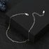 Rinntin Simple 2mm Tennis Anklet Chain Foot Women Sparkling Layer Anklet Accessories Gifts S925 Silver Leg Ankle Bracelet SA19