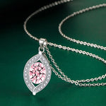 New 925 Sterling Silver Jewelry Elegant Feather Zircon Pendants Necklaces Women Fashion Exquisite Symbol CZ Wild Clavicle Chain