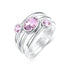 Real Silver 925 Ring For Women Mystic Rainbow Topaz Gemstone Ring Creative Statement Fashion Jewelry Wholesale Christmas Gifts