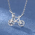 New Fashion 925 Sterling Silver Jewelry Round Zircon Pendants Necklaces Women Fine Semi Rhinestone Circle Clavicle Chain Choker