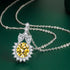New 925 Sterling Silver Jewelry Elegant Feather Zircon Pendants Necklaces Women Fashion Exquisite Symbol CZ Wild Clavicle Chain