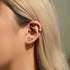 D Color Moissanite Screw Helix Earring 925 Sterling Silver Crown Design Heart Stud Earrings
