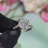 Vixonna Women's Moissanite Wedding Band Ring 925 Silver D Color VVS1