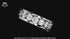 Vixonna 4mm Moissanite Wedding Band Ring 925 Silver