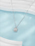 Vixonna Emerald Cut Moissanite Halo Necklace 1ct D Color 925 Silver