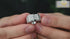 Vixonna Men's Moissanite Wedding Band Ring 925 Silver Round Paved