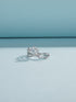 Vixonna Women's Moissanite Wedding Ring 925 Silver 1ct D Color VVS1