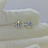 Vixonna Women's Moissanite Stud Earrings 925 Silver D Color VVS1