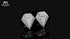 Vixonna Rhombus Moissanite Stud Earrings 0.94cttw 925 Silver