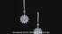 Vixonna Women's Moissanite Sunflower Drop Earrings 925 Silver 1ct D Color