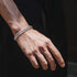 Vixonna 0.31in Cuban Link Tennis Bracelet 925 Silver 18k Plated Zircon
