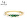 Vixonna Classic Lab Gemstone Stackable Ring 925 Silver