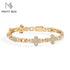 Vixonna Cross Moissanite Bracelet 925 Silver D Color VVS1