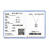 Vixonna Emerald Cut Moissanite Halo Necklace 1ct D Color 925 Silver