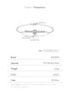 Vixonna Heart Moissanite Bracelet 925 Silver D Color VVS1 0.8ct