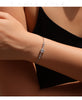 Vixonna Heart Moissanite Bracelet 925 Silver D Color VVS1 0.8ct