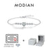 Vixonna Heart Moissanite Bracelet 925 Silver D Color VVS1 0.8ct
