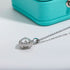 Vixonna Heart Moissanite Pendant Necklace 1ct D Color 925 Silver