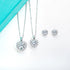 Vixonna Heart Moissanite Pendant Necklace 1ct D Color 925 Silver