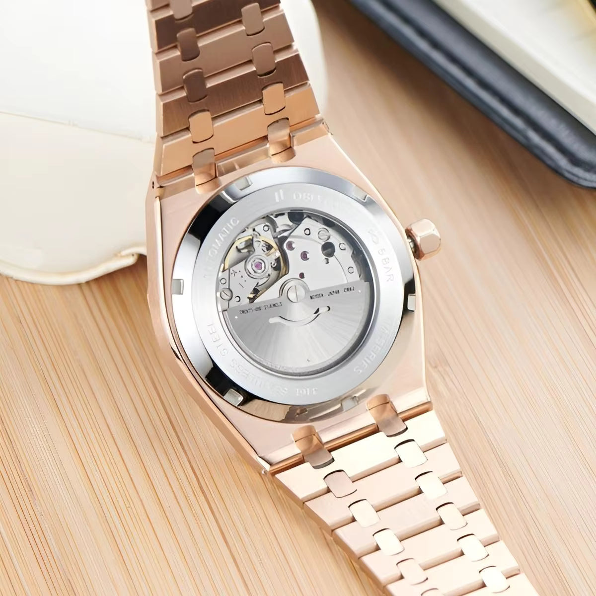 Vixonna Men's Automatic Mechanical Watch 1.6in Vintage Sapphire