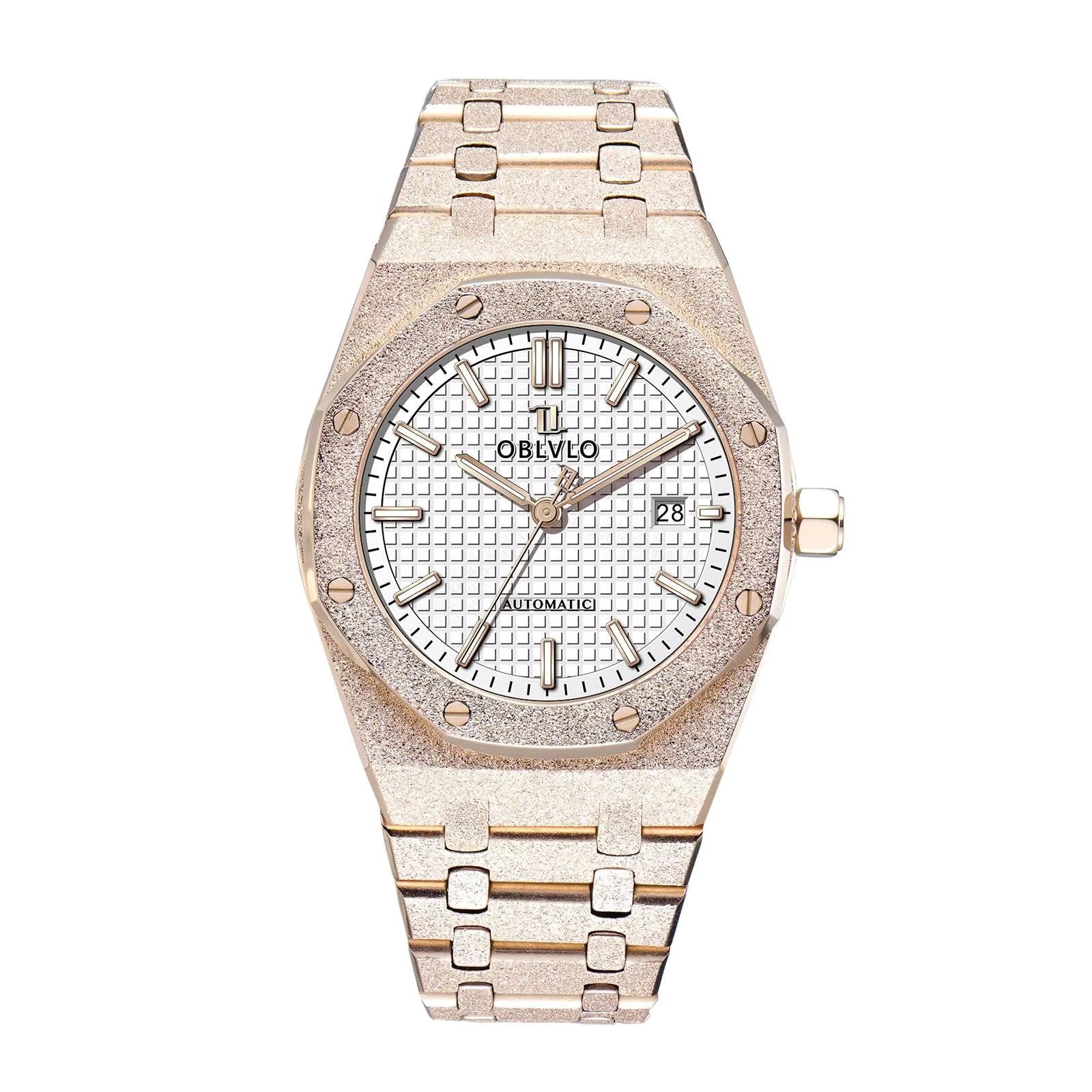 Vixonna Men's Automatic Mechanical Watch 1.6in Vintage Sapphire