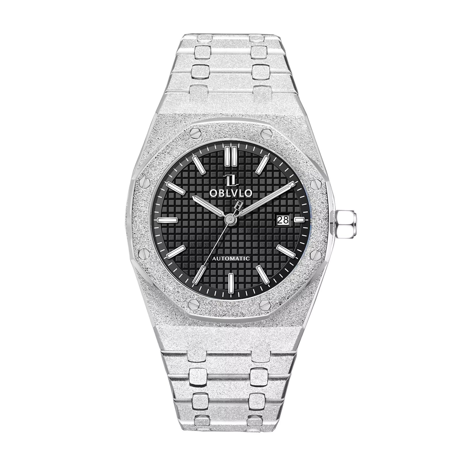 Vixonna Men's Automatic Mechanical Watch 1.6in Vintage Sapphire