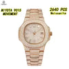 Vixonna Men's Full Moissanite Automatic Watch Miyota 9015 VVS