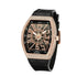 Vixonna Men's Iced Out Moissanite Watch Quartz VVS Tonneau