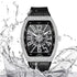 Vixonna Men's Iced Out Moissanite Watch Quartz VVS Tonneau
