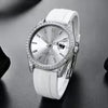 Vixonna Men's Moissanite Automatic Mechanical Watch Rubber Strap