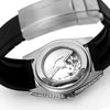 Vixonna Men's Moissanite Automatic Mechanical Watch Rubber Strap