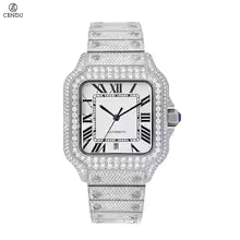 Vixonna Men's Moissanite Automatic Watch Sapphire Crystal MIYOTA 8215