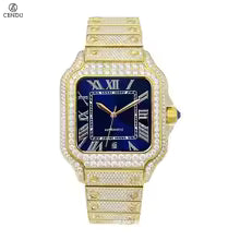 Vixonna Men's Moissanite Automatic Watch Sapphire Crystal MIYOTA 8215