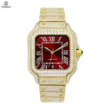 Vixonna Men's Moissanite Automatic Watch Sapphire Crystal MIYOTA 8215